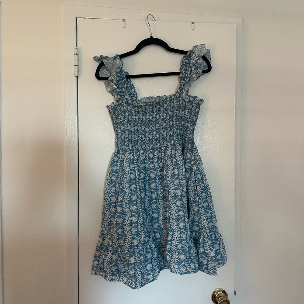 Hill House Blue and White Nap Dress